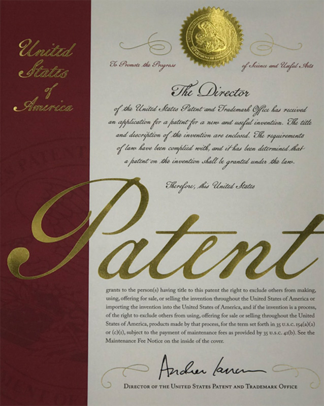 Patent for Pedal Assembly